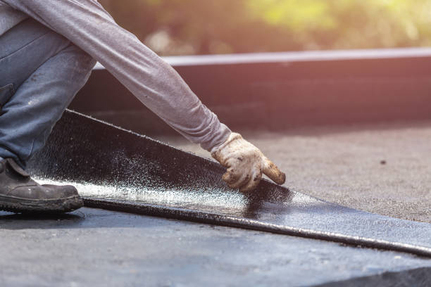 Professional Waterproofing technician working in Riverside, PA